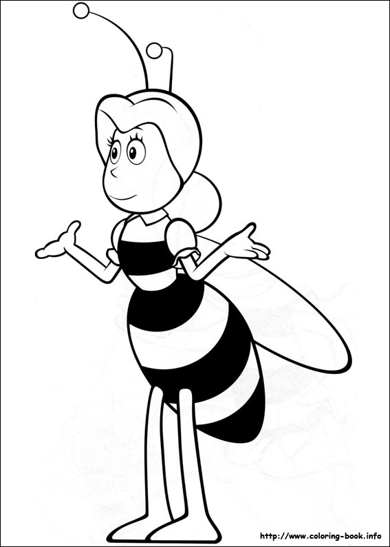 Maya the Bee coloring picture